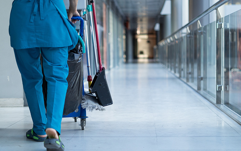 Nettoyage de communs d'immeuble